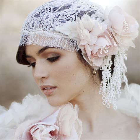 Juliet Bridal Cap Bridal Veil Wedding Hair Piece Silk