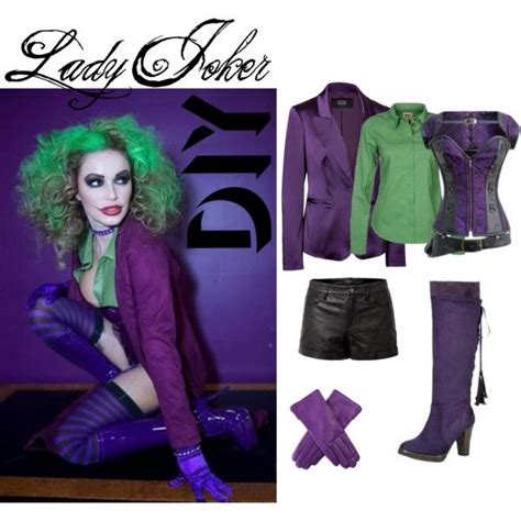 .my joker costume from last year i decided to show you an easy way to do your own joker(the or really for any other costume that requires the addition of bodily scars or wounds of various sorts. Lady Joker | Joker halloween costume, Joker halloween ...