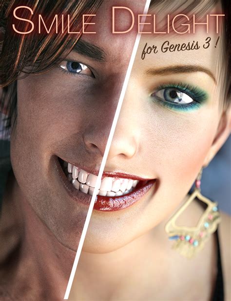 Smile Delight For Genesis 3 Bundle Daz 3d