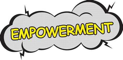 Corporate Power Word Empowerment Stock Vector