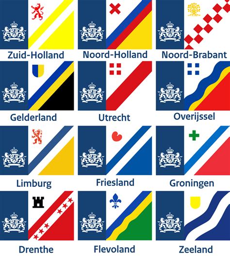 stylistically coherent flags of the 12 dutch provinces r vexillology