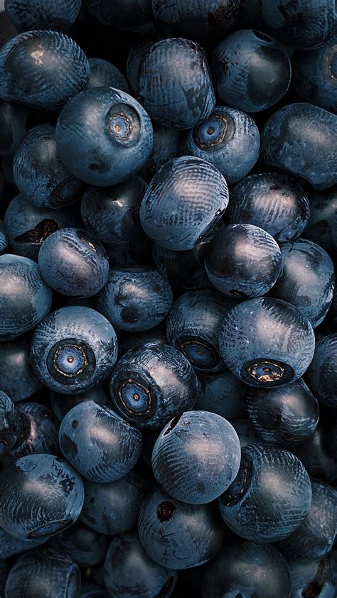 Berry Blue Berries Blueberries Nature Texture Hd Phone Wallpaper