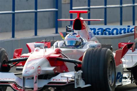 Xtl plus has a >95% efficacy rate. F1 2006 - Olivier Panis Toyota Image éditorial - Image du ...