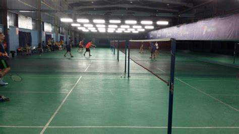 Badminton court with 19 indoor rubberized court. Yosin Badminton Court Kampung Subang, Sports Venue Owner ...