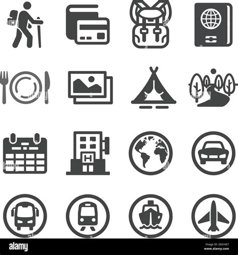Travel Icon Set Stock Vector Image And Art Alamy