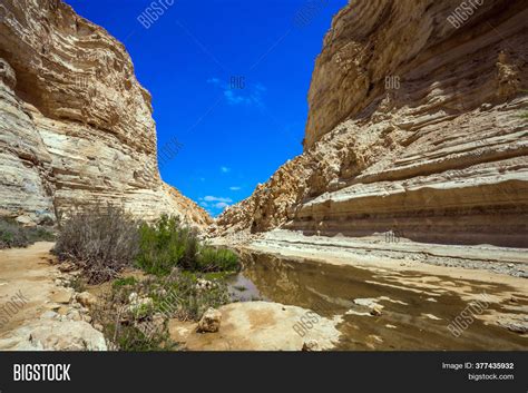 Israel Ravine Formed Image And Photo Free Trial Bigstock