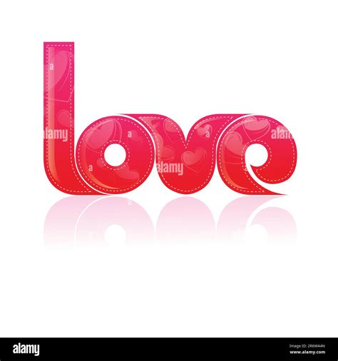 Typographyt Shirt Design The Word Love With Pattern I Love