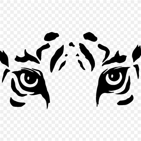 Tiger Silhouette Silhouette Of Tigers Head Vector Graphics