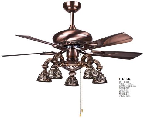 Modern ceiling fan with light and remote: European antique decorative ceiling lamp living room ...