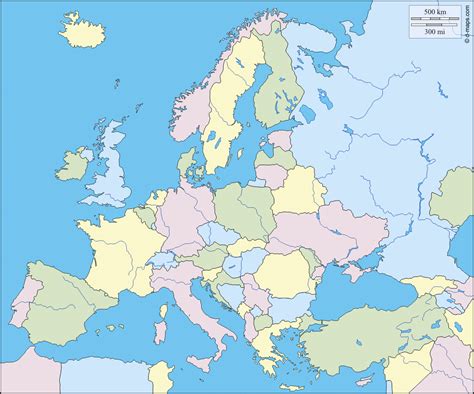 Die europakarten mit ländern hauptstädten politischen systemen klimazonen reisezielen und mehr. Europa : Kostenlose Karten, Kostenlose Stumme Karte ...