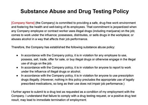 Employee Drug Screening State Laws And Requirements Free Templates
