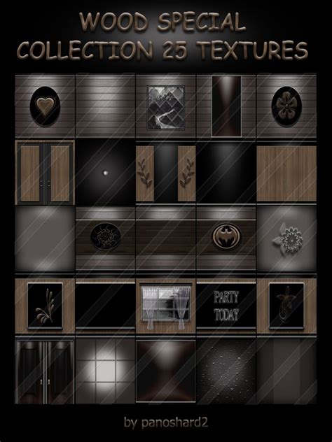 WOOD SPECIAL COLLECTION 25 TEXTURES FOR ROOMS Panoshard2 Manufacture