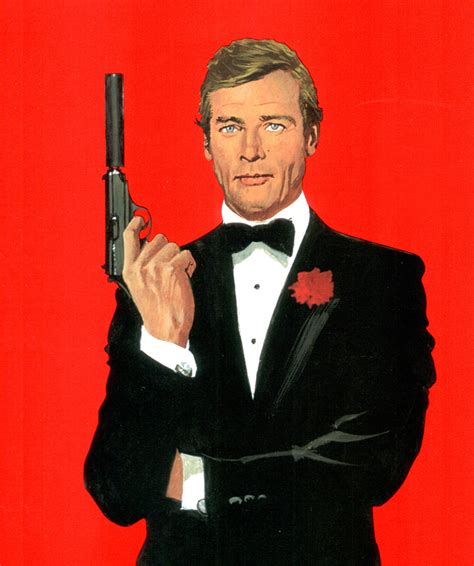 Illustrated 007 The Art Of James Bond Roger Moore