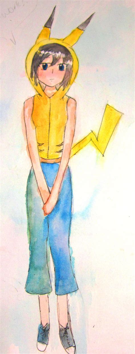 Pikachu Girl By Jellieviefish On Deviantart