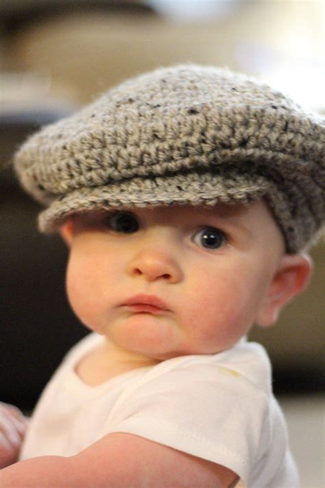 Golfer Hat I Made For This Cutie Crochet Baby Cap Crochet Baby Hats