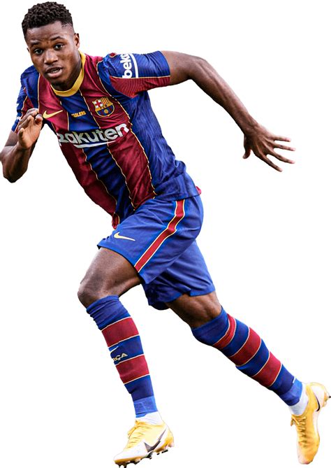 Anssumane ansu fati vieira is a spanish professional footballer who plays as a left winger for barcelona and the spain national team. Ansu Fati football render - 71985 - FootyRenders