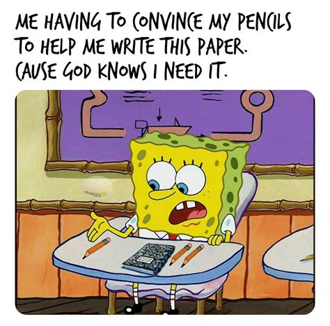 31 Spongebob Memes About School Factory Memes