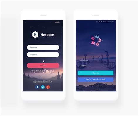 Mobile App Login Screen Psd Free Download Videohive After Effectspro Video Motion