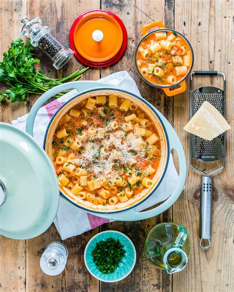 Easy Chicken Pasta Soup Recipe | Blondelish