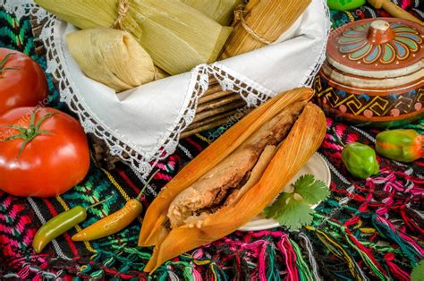 Tamales Mexicanos Hechos De Ma Z Y Pollo
