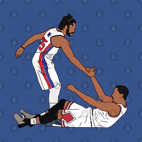 Derrick Rose Helps Himself Up Derrick Rose T Shirt Teepublic