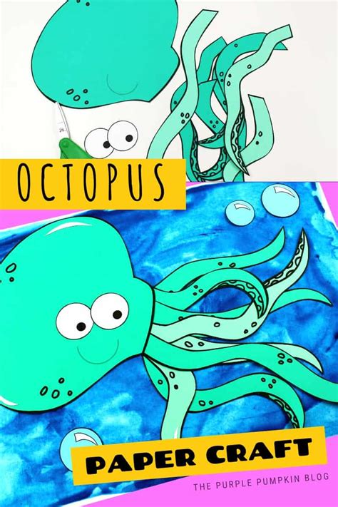 Paper Octopus Craft A Cute Under The Sea Activity