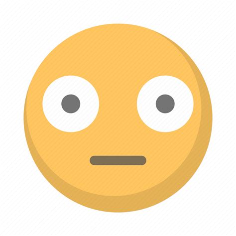 Blank Dumbfounded Emoji Face Stare Suprised Icon Download On
