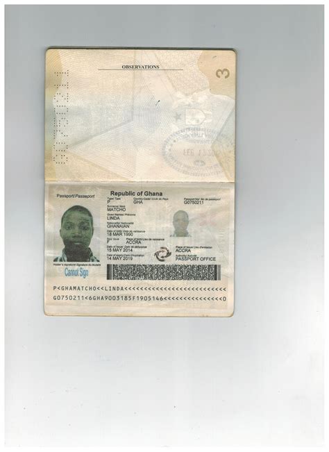 Pin By Hana Ondr Kov On Rychl Ulo En Republic Of Ghana Passport