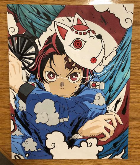 Tanjiro Demon Slayer Kelsi33 Illustrations Art Street