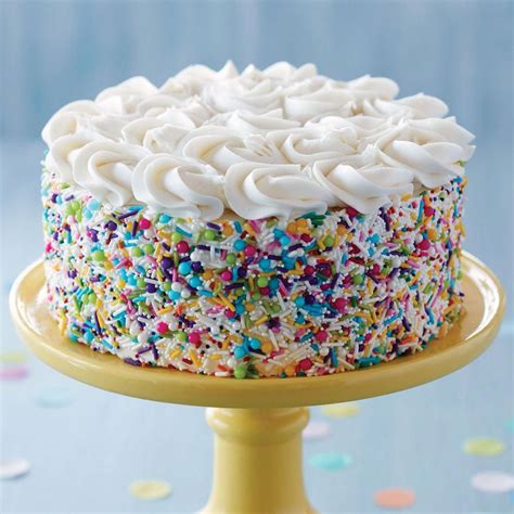 Sprinkle On The Fun Birthday Cake Recipe Cake Cool Birthday Cakes