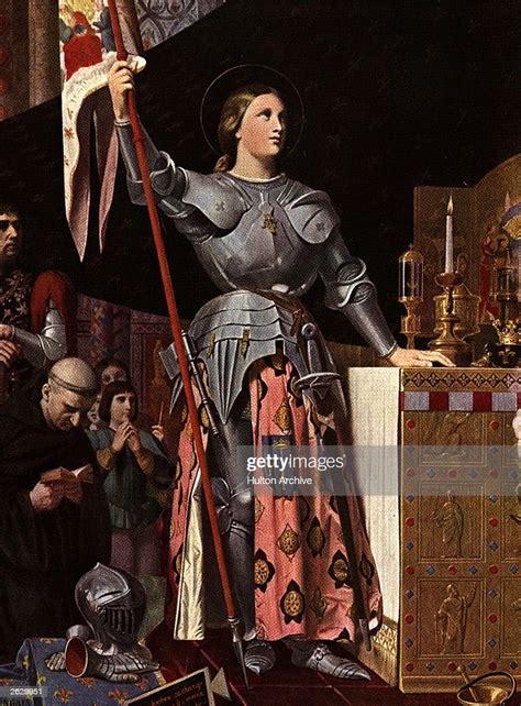 Saint Joan Of Arc Known As The Maid Of Orleans At Reims Photo D