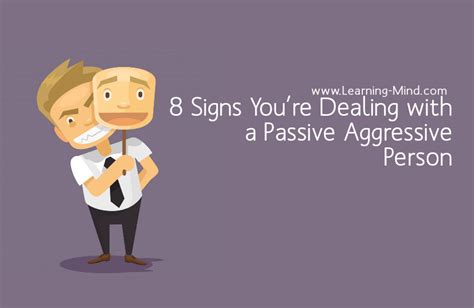 Passive Aggressive Personality How To Recognize And Deal With Passive Aggressive People