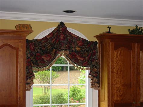 Custom Arch Window Treatments — Randolph Indoor And Outdoor Design