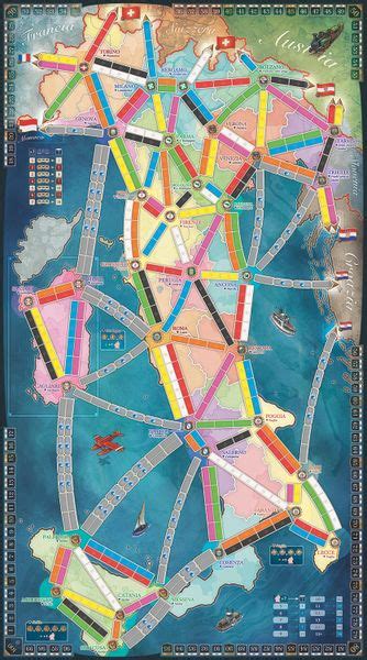 On monday and wednesday i play the piano. Ticket to Ride: Japan / Italy - De Spelvogel