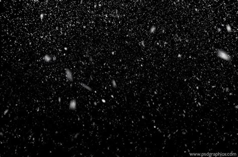 Falling Snow Overlay With Psd Template Psdgraphics