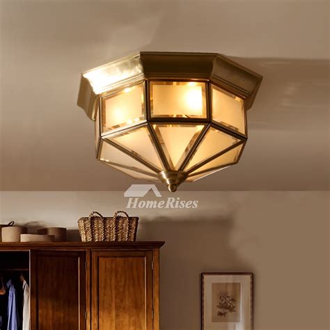What is a flush mount fixture? Flush Mount Ceiling Light Glass Rustic Bedroom 3 Light ...