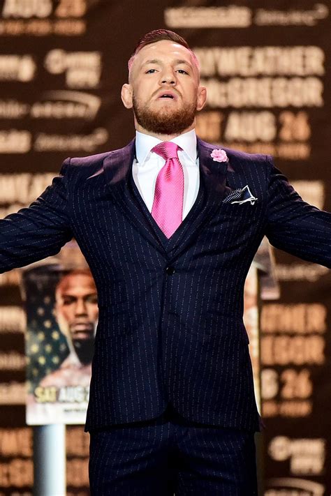 Shop Conor Mcgregor S F Ck You Pinstripe Suit Gadgetany