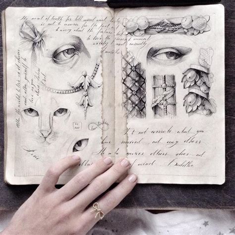 Ink Drawing Sketchbook Art By Elena Limkina Shows Artists Eye For Detail