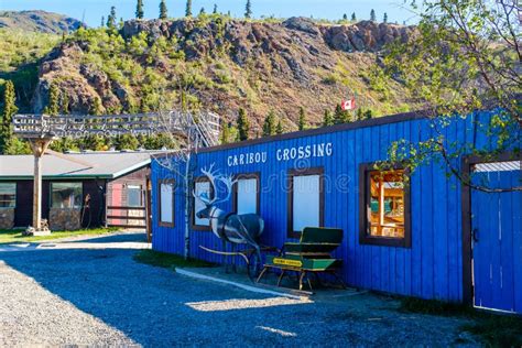Caribou Crossing Trading Post In Carcross Yukon Editorial Photo Image Of West Attraction