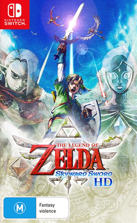 The Legend Of Zelda Skyward Sword Hd Box Shot For Nintendo Switch