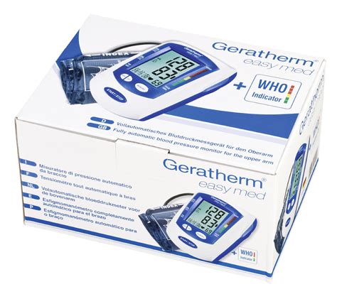 Geratherm Easy Medmonitor Fully Automatic Upper Arm Blood Pressure