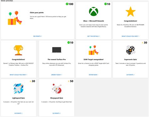 Microsoft Quizzes For Reward Points If Your Country Is Supporting The