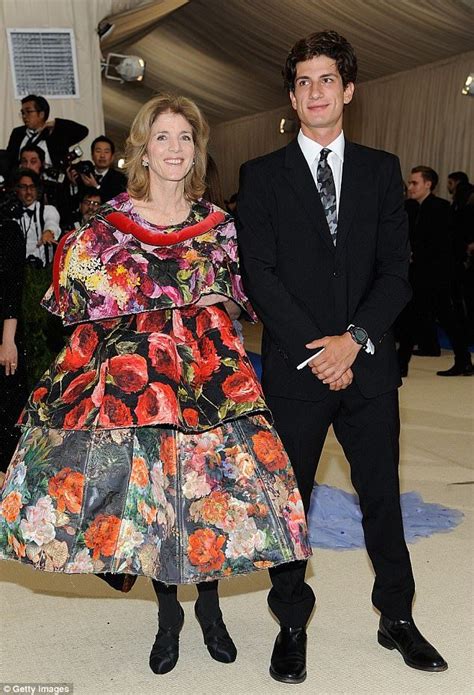 Caroline Kennedy Is Seen Above With Her Son As They Attend A Gala At The Metropolitan Muse