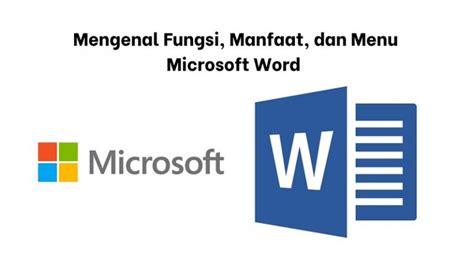 Pengenalan Microsoft Word Mengenal Jendela Dan Menu M Vrogue Co