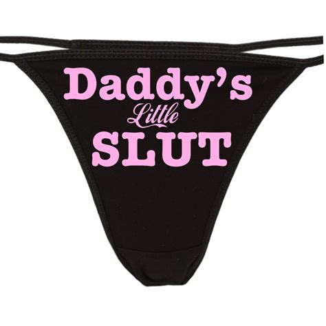 Daddy S Little Slut Flirty Cgl Thong For Kitten Show Your Etsy