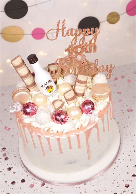 Pink And Gold 18th Birthday Cake Pharmakon Dergi