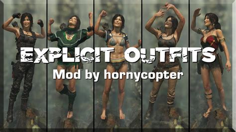 Explicit Outfits Sexy Tomb Raider Mods Youtube