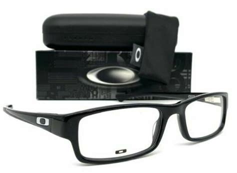 oakley ox1066 01 servo eyeglasses polished black 53mm