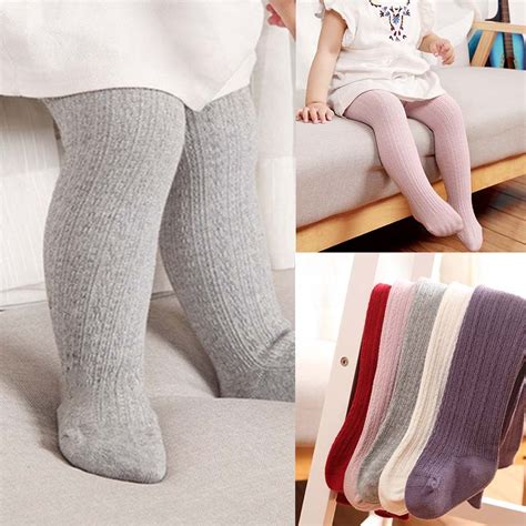 Newborn Baby Tights For Baby Girl Boy Stocking Solid Color Baby Girls