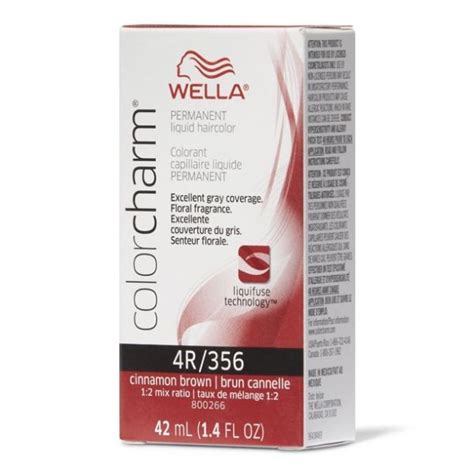 Wella Color Charm Liquid Hair Color 4r356 Cinnamon Brown 14 Oz